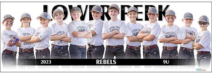 2023 Lower Perk Rebels Black 9U