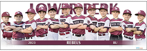 2023 Lower Perk Rebels Maroon 8U