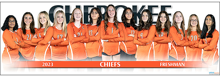 2023 Cherokee Chiefs Volleyball-Freshman