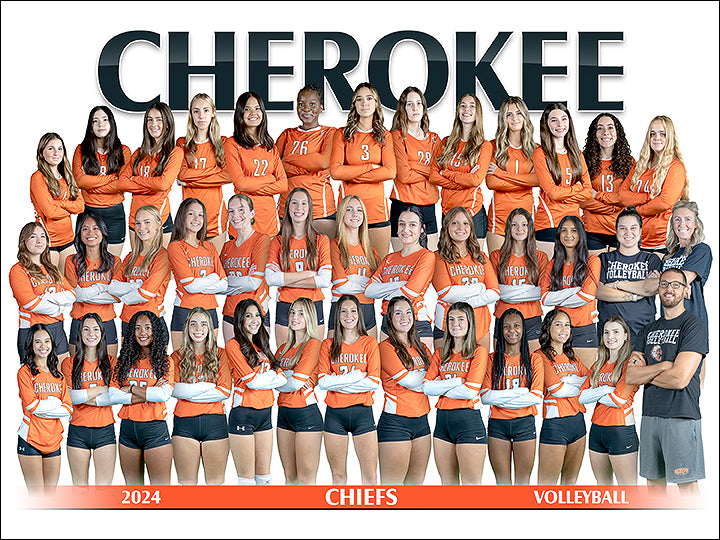 2024 Cherokee Chiefs Program Poster