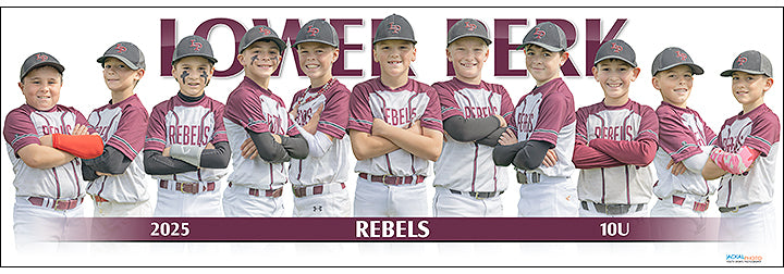 2025 Lower Perk Rebels 10U Maroon