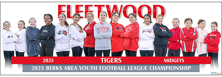 2025 Fleetwood Tigers Midgets Cheer