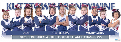 2025 Kutztown-Brandywine Cougars Mighty Mites Cheer