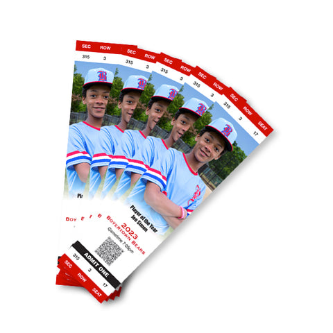 Set of 5 Game Tickets