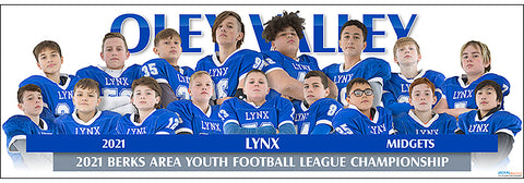 2021 Oley Lynx Midgets Poster