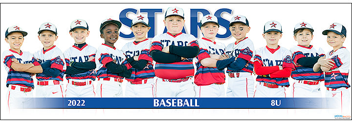 2022 Stars Baseball 8U - Brown