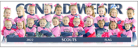 2022 Conrad Weiser Cheer Flag