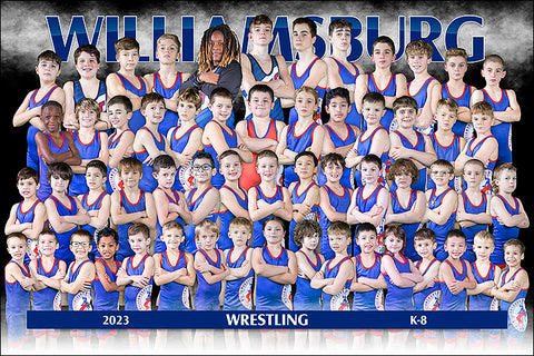 2023 Williamsburg Wrestling Poster (24x16)